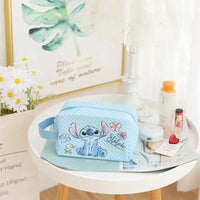 Kawaii Lilo & Stitch Anime Cosmetic Bag - Cute Princess Makeup Cartoon Travel Storage Bag - Lusy Store LLC