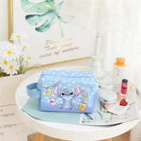 Kawaii Lilo & Stitch Anime Cosmetic Bag - Cute Princess Makeup Cartoon Travel Storage Bag - Lusy Store LLC