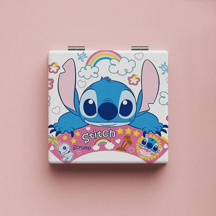 Kawaii Lilo & Stitch Makeup Mirror - Cute Stitch Portable and Foldable Great Holiday Gift for Girls - Lusy Store LLC