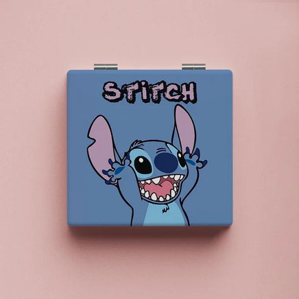 Kawaii Lilo & Stitch Makeup Mirror - Cute Stitch Portable and Foldable Great Holiday Gift for Girls - Lusy Store LLC