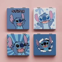 Kawaii Lilo & Stitch Makeup Mirror - Cute Stitch Portable and Foldable Great Holiday Gift for Girls - Lusy Store LLC