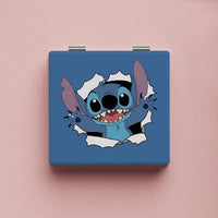 Kawaii Lilo & Stitch Makeup Mirror - Cute Stitch Portable and Foldable Great Holiday Gift for Girls - Lusy Store LLC