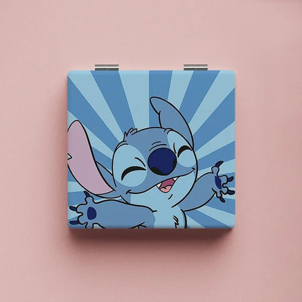 Kawaii Lilo & Stitch Makeup Mirror - Cute Stitch Portable and Foldable Great Holiday Gift for Girls - Lusy Store LLC