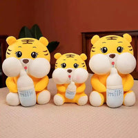 Kawaii Tiger Plush Toy - Lusy Store LLC