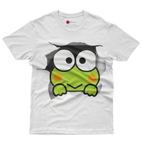 Keroppi tee shirt - Cute funny graphic tees - Unisex novelty cotton t shirt - Lusy Store LLC