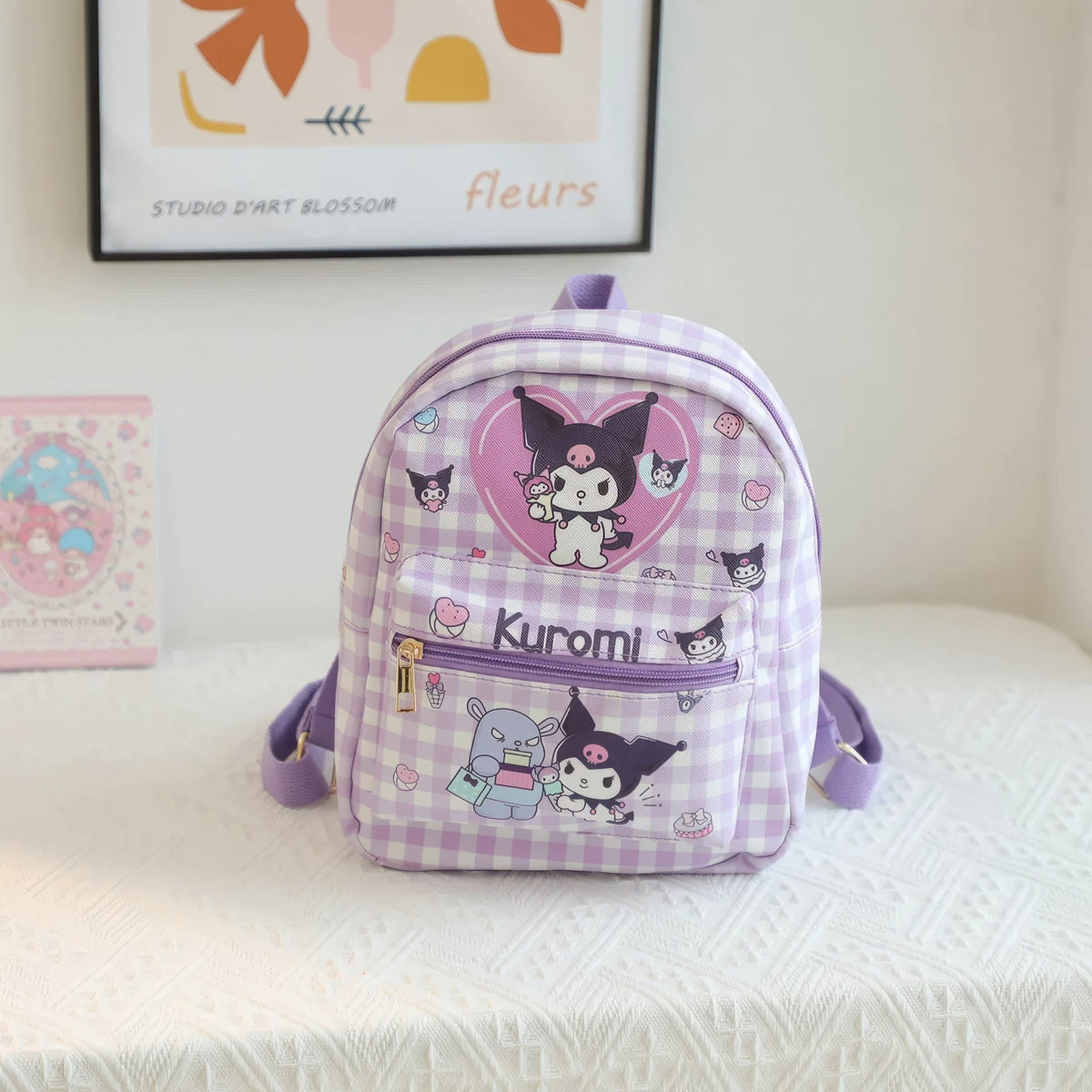 Kuromi Backpack My Melody Cinnamoroll Children Backpack Kindergarten S ...