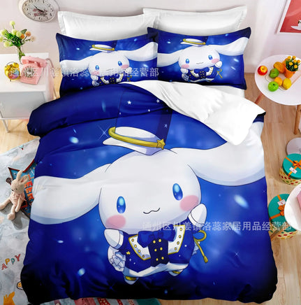 Kuromi Bedspread Quilt Cover Bedding Set Cosplay Accessories Children's Gifts - Lusy Store LLC