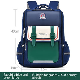 Lightweight One - piece Open Spine Protection Children's Schoolbag - Lusy Store LLC