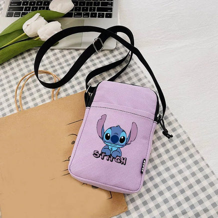 Lilo & Stitch Canvas Crossbody Chest Bag - Women's Cute Outdoor Shoulder Handbag - Lusy Store LLC