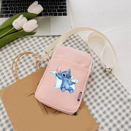 Lilo & Stitch Canvas Crossbody Chest Bag - Women's Cute Outdoor Shoulder Handbag - Lusy Store LLC