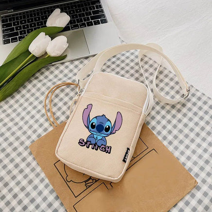 Lilo & Stitch Canvas Crossbody Chest Bag - Women's Cute Outdoor Shoulder Handbag - Lusy Store LLC