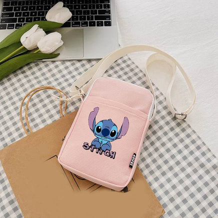 Lilo & Stitch Canvas Crossbody Chest Bag - Women's Cute Outdoor Shoulder Handbag - Lusy Store LLC