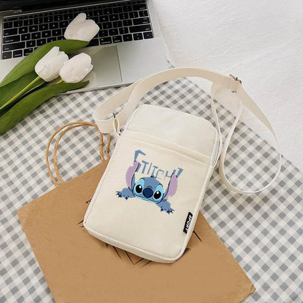 Lilo & Stitch Canvas Crossbody Chest Bag - Women's Cute Outdoor Shoulder Handbag - Lusy Store LLC