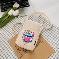 Lilo & Stitch Canvas Crossbody Chest Bag - Women's Cute Outdoor Shoulder Handbag - Lusy Store LLC