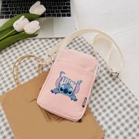 Lilo & Stitch Canvas Crossbody Chest Bag - Women's Cute Outdoor Shoulder Handbag - Lusy Store LLC