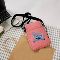 Lilo & Stitch Canvas Crossbody Chest Bag - Women's Cute Outdoor Shoulder Handbag - Lusy Store LLC