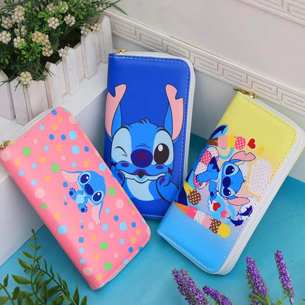 Lilo & Stitch Character Coin Purse with Mickey Mouse and Elsa - Lusy Store LLC