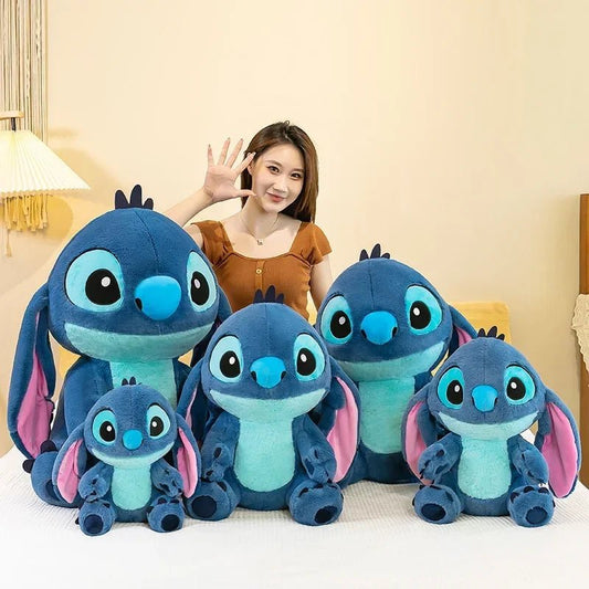 Lilo & Stitch Plush Toy - Sitting Stitch Stuffed Soft Toy Car Pillow - Ideal Kids Xmas Birthday Gift - Lusy Store LLC