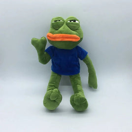 Magic Expression Pepe The Frog Sad Frog Plush - Lusy Store LLC