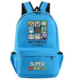 Mario Backpack Boys Girls Hildren Back To School Kawaii Schoolbag Luigi Yoshi Toad - Lusy Store LLC