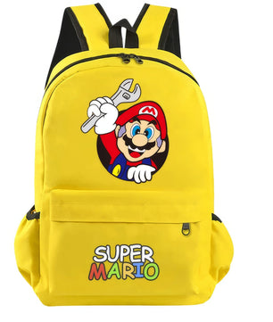 Mario Backpack Boys Girls Hildren Back To School Kawaii Schoolbag Luigi Yoshi Toad - Lusy Store LLC