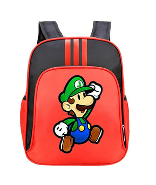 Mario Backpack Childrens Schoolbag Simple Backpack Primary and Middle School - Lusy Store LLC