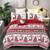 Merry Christmas Duvet Cover Christmas Tree for Home Festival Decoration - Lusy Store LLC