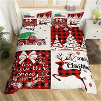 Merry Christmas Duvet Cover Christmas Tree for Home Festival Decoration - Lusy Store LLC