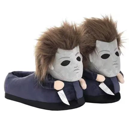 Michael Myers Halloween Cow Plush Stuffed Toy and Slippers - Lusy Store LLC