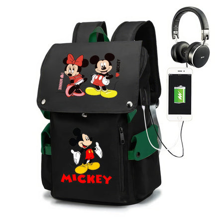 Minnie Backpack - Boy Girl Kids Book Bags Large Capacity Laptop Travel Backpack - Lusy Store LLC