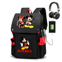 Minnie Backpack - Boy Girl Kids Book Bags Large Capacity Laptop Travel Backpack - Lusy Store LLC