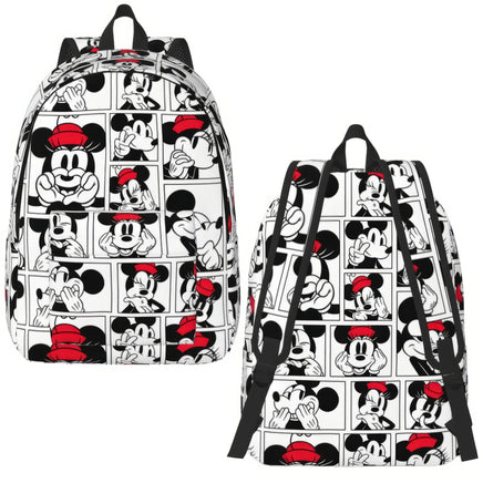 Minnie Backpack - Cartoon Goofy Donald Duck Backpack for Boy Girl School Bookbag - Lusy Store LLC