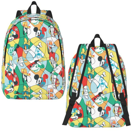 Minnie Backpack - Cartoon Goofy Donald Duck Backpack for Boy Girl School Bookbag - Lusy Store LLC