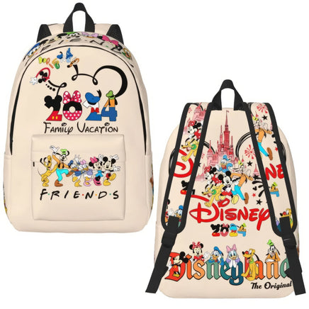 Minnie Backpack - Cartoon Goofy Donald Duck Backpack for Boy Girl School Bookbag - Lusy Store LLC