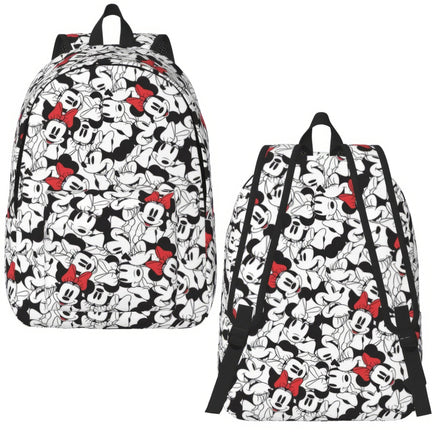 Minnie Backpack - Cartoon Goofy Donald Duck Backpack for Boy Girl School Bookbag - Lusy Store LLC