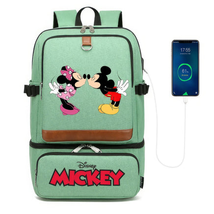 Minnie Backpack - Laptop Insulated Compartment USB Waterproof Cooler Bag - Lusy Store LLC