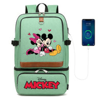 Minnie Backpack - Laptop Insulated Compartment USB Waterproof Cooler Bag - Lusy Store LLC