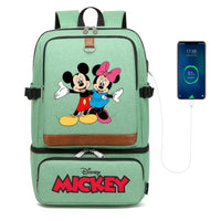 Minnie Backpack - Laptop Insulated Compartment USB Waterproof Cooler Bag - Lusy Store LLC