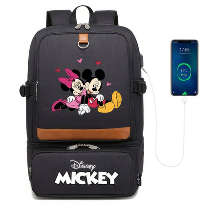 Minnie Backpack - Laptop Insulated Compartment USB Waterproof Cooler Bag - Lusy Store LLC