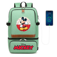 Minnie Backpack - Laptop Insulated Compartment USB Waterproof Cooler Bag - Lusy Store LLC