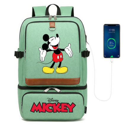 Minnie Backpack - Laptop Insulated Compartment USB Waterproof Cooler Bag - Lusy Store LLC