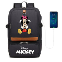 Minnie Backpack - Laptop Insulated Compartment USB Waterproof Cooler Bag - Lusy Store LLC