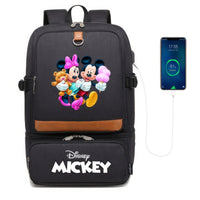 Minnie Backpack - Laptop Insulated Compartment USB Waterproof Cooler Bag - Lusy Store LLC