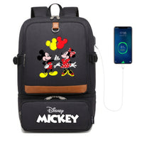 Minnie Backpack - Laptop Insulated Compartment USB Waterproof Cooler Bag - Lusy Store LLC