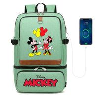 Minnie Backpack - Laptop Insulated Compartment USB Waterproof Cooler Bag - Lusy Store LLC