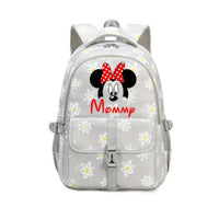 Minnie Backpack - Large Capacity Colorful Waterproof Floral Knapsack Mochila - Lusy Store LLC