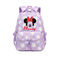 Minnie Backpack - Large Capacity Colorful Waterproof Floral Knapsack Mochila - Lusy Store LLC