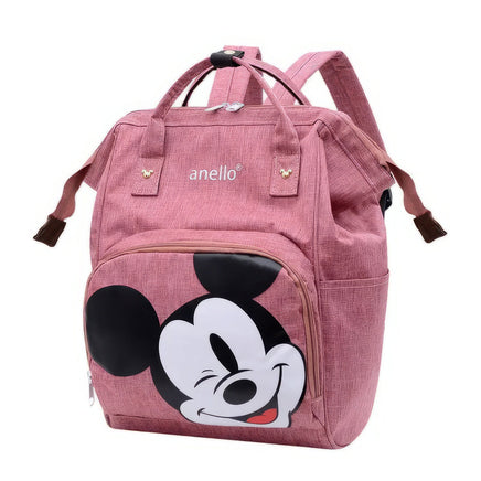 Minnie Backpack - Mommy Diaper Bag School Bags Travel Backpack Large Capacity Durable Cute - Lusy Store LLC