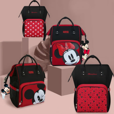 Minnie Backpack - Mummy Diaper Bag Multifunctional Stroller Nappy Bag USB Charging - Lusy Store LLC