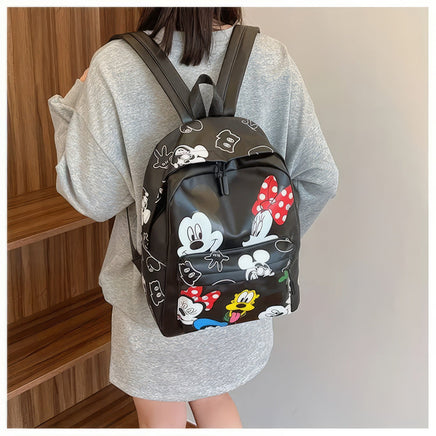 Minnie Backpack - PU Backpack Luxury Schoolbag Girls and Boys Cute Shoulder Bag - Lusy Store LLC